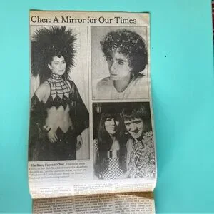 Newspaper Clipping | Other | Cher Late 98s Newspaper Clipping New York ...